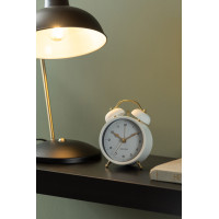 Budík Karlsson KA5998WH Twin Bell, 14cm